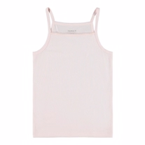 NAME IT 2-Pak Basis Strop Toppe Barely Pink